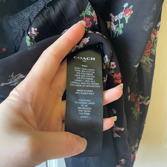 Coach 1941 Sleeveless Blouse Size 6 - Picture 3 of 6